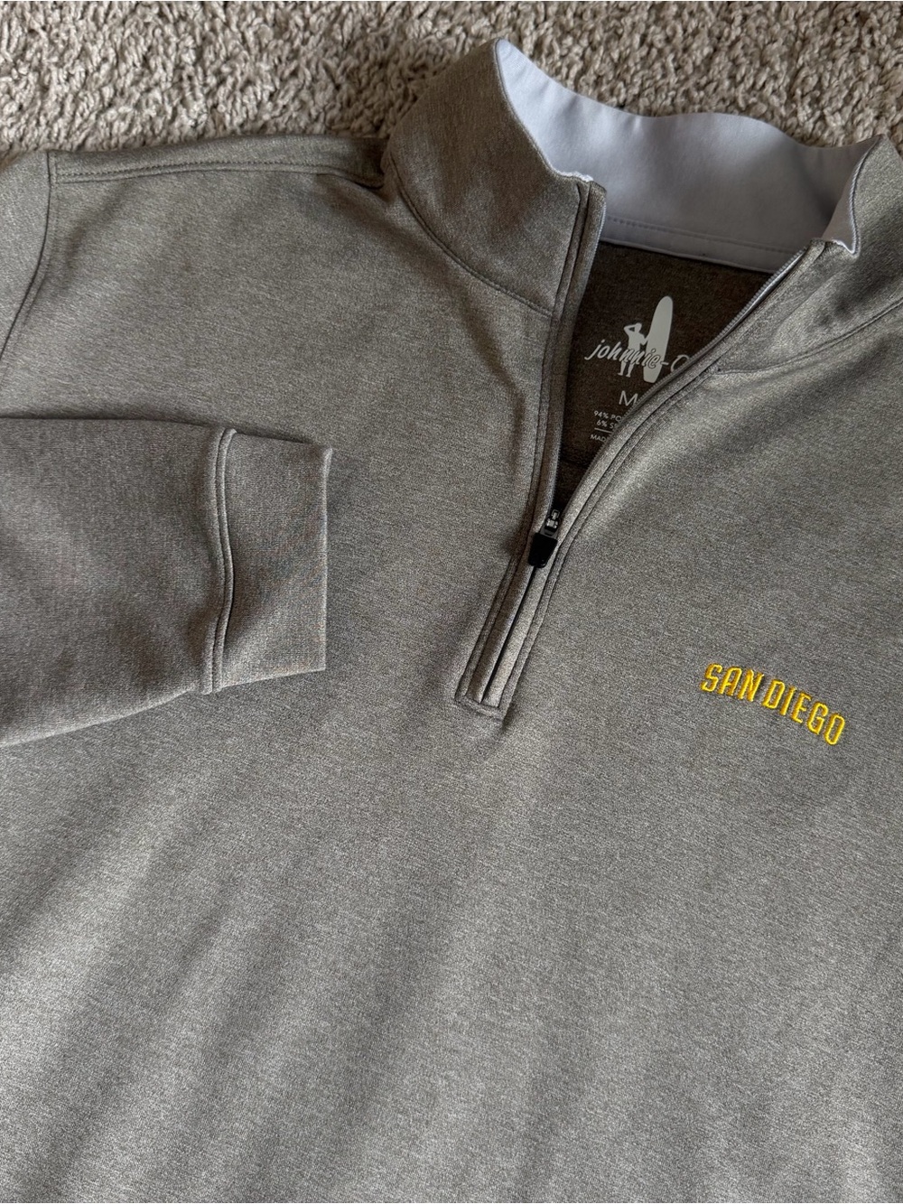 Johnnie O San Diego Quater Zip Pullover Sweater